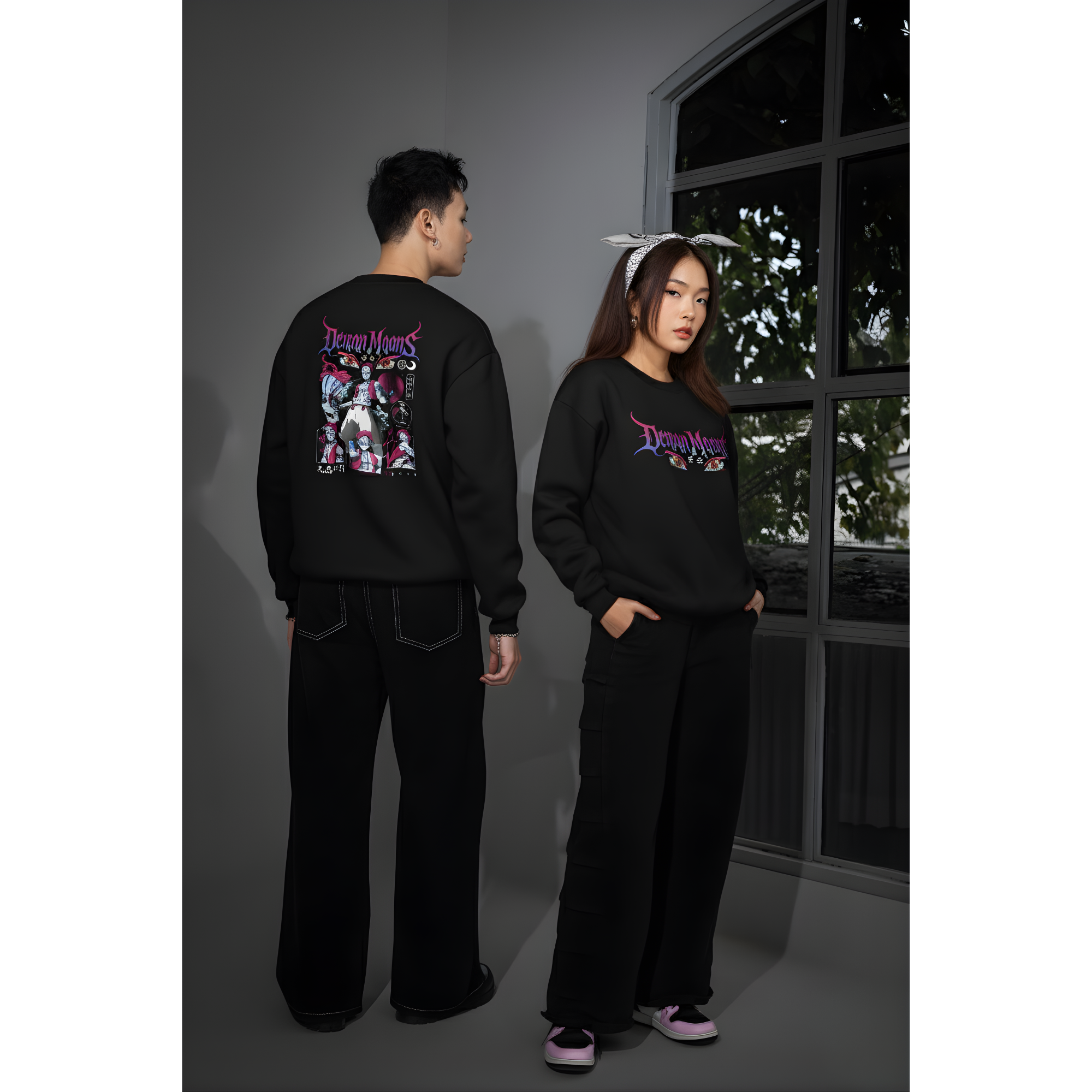 DEMON SLAYER -Akaza Unisex Sweatshirt