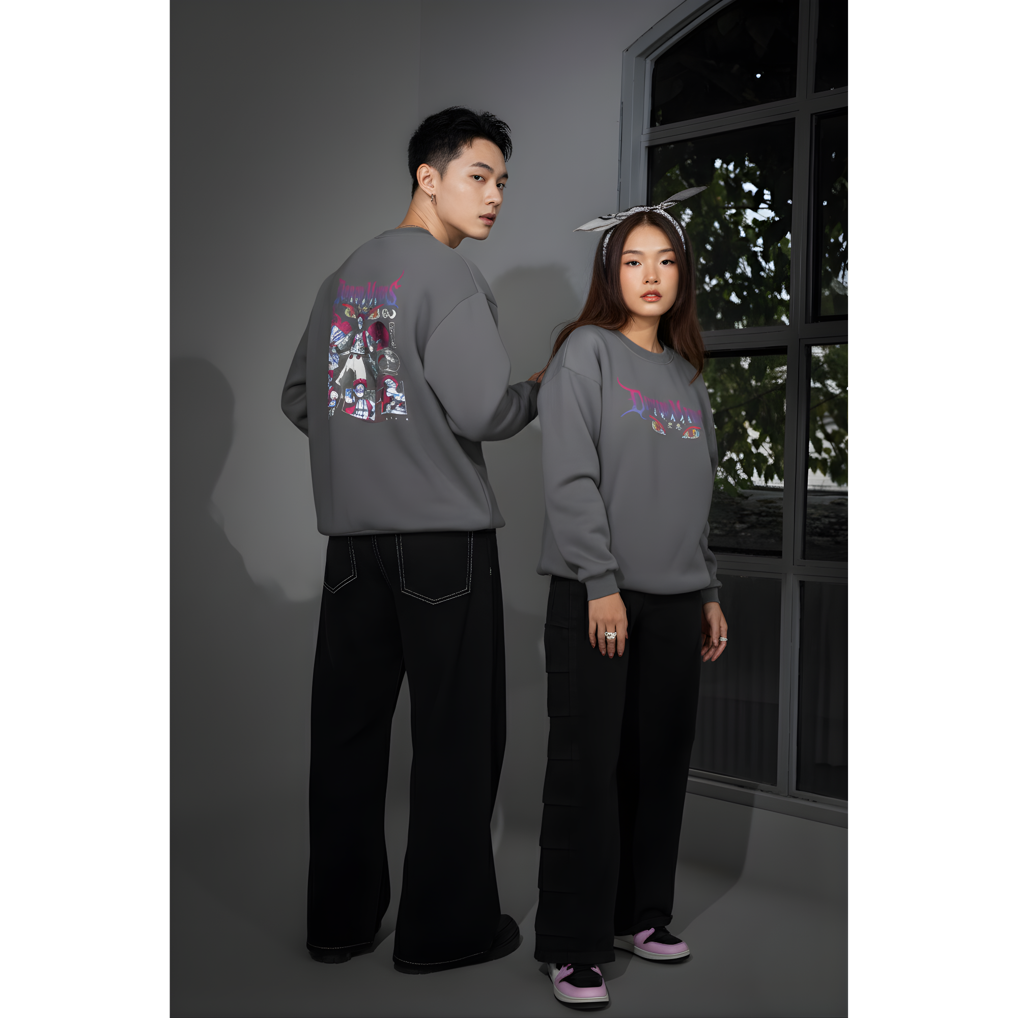 DEMON SLAYER -Akaza Unisex Sweatshirt